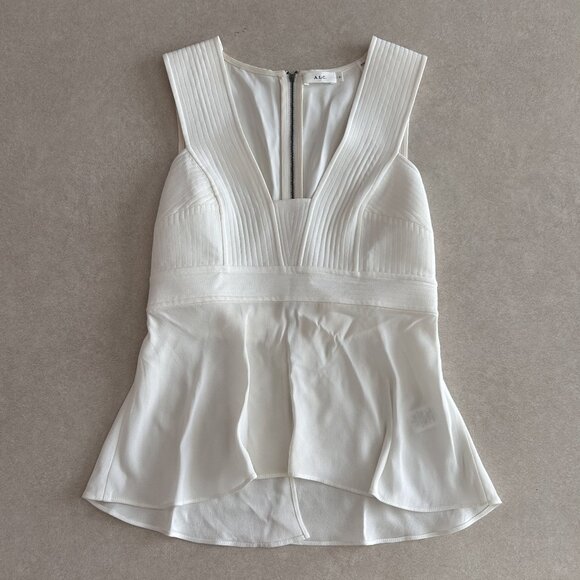 A.L.C. Leigh Top in White ASO Clary Fray - Picture 8 of 14